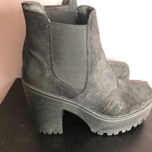 Platform booties